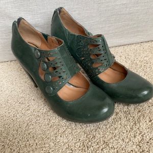Miz Mooz Green Heels